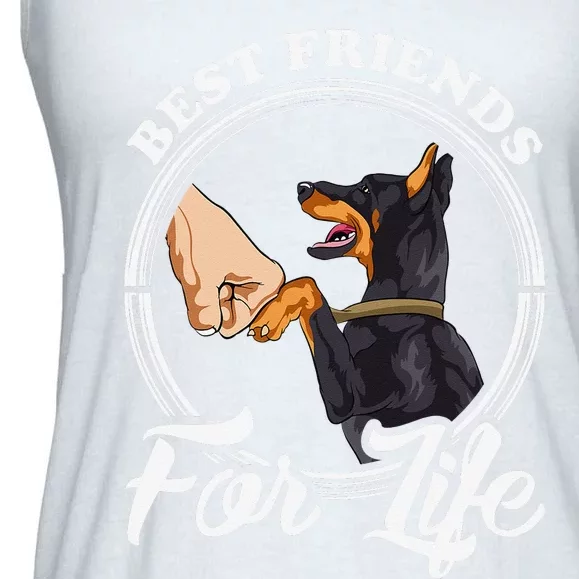 Doberman Pinscher Funny Doberman Lover Ladies Essential Flowy Tank