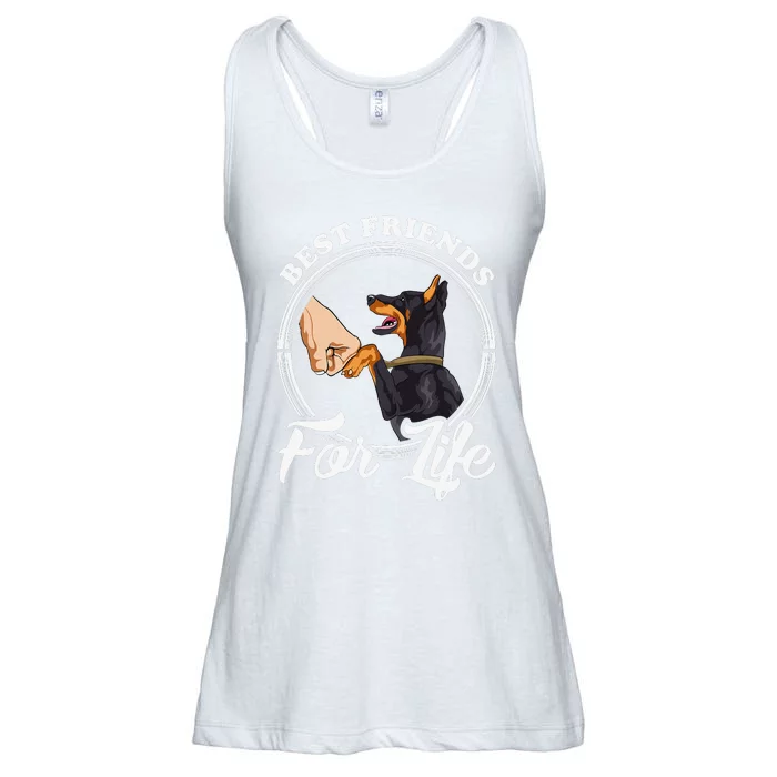 Doberman Pinscher Funny Doberman Lover Ladies Essential Flowy Tank