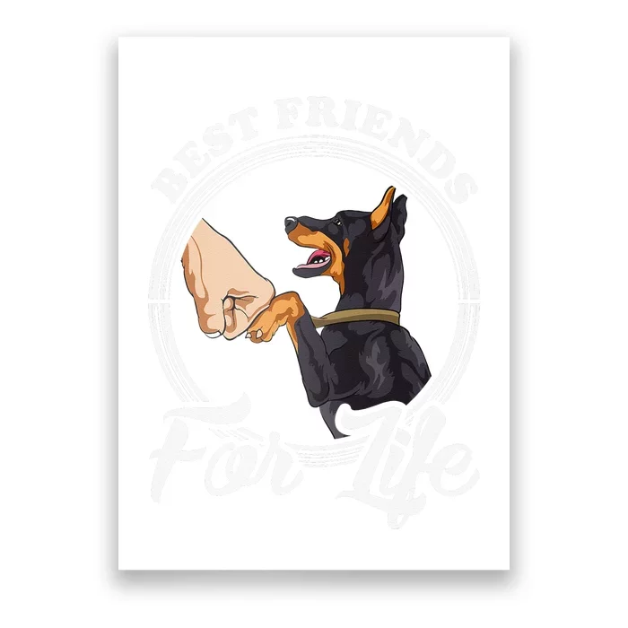 Doberman Pinscher Funny Doberman Lover Poster