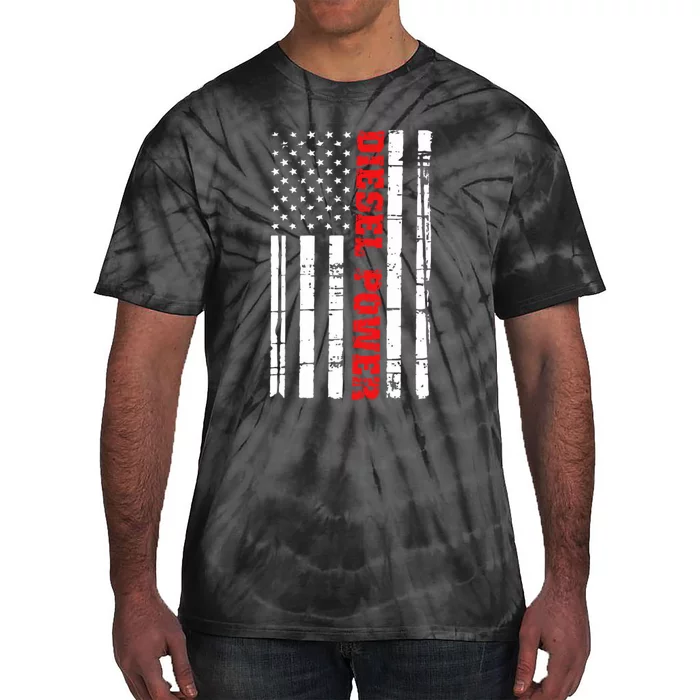 Diesel Power Flag Gift Truck Turbo Brothers Mechanic Tie-Dye T-Shirt