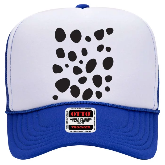 Dalmatian Pattern For Dalmatian Lover Dalmatian Print High Crown Mesh Trucker Hat