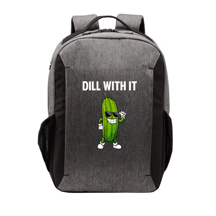 Dill Pickle Funny Cucumber Pickle Lover Gift Vector Backpack