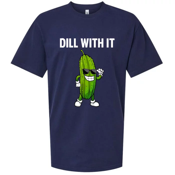 Dill Pickle Funny Cucumber Pickle Lover Gift Sueded Cloud Jersey T-Shirt