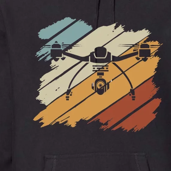 Drohne Pilot FPV Drone Quadrotor Premium Hoodie