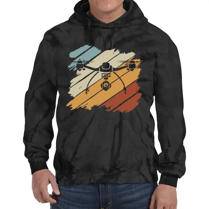 Drohne Pilot FPV Drone Quadrotor Tie Dye Hoodie