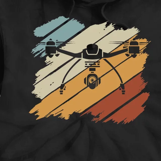 Drohne Pilot FPV Drone Quadrotor Tie Dye Hoodie