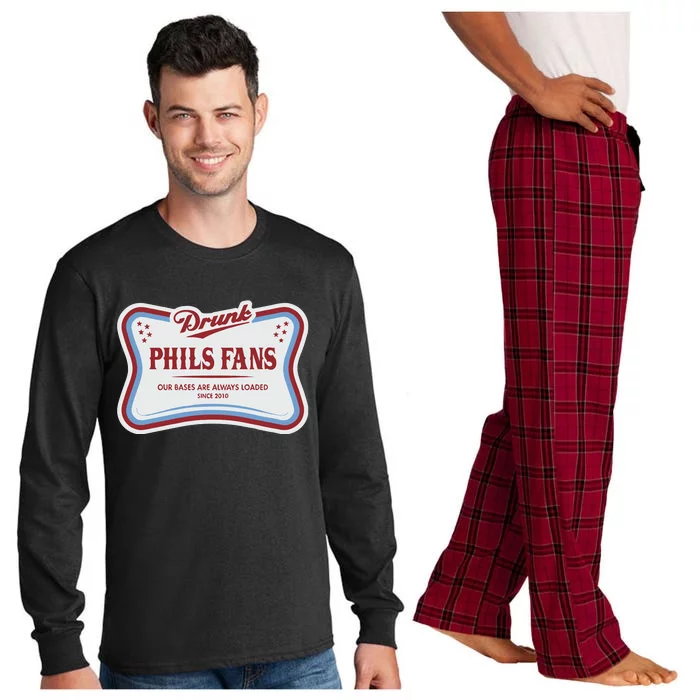 Drunk Phils Fans High Life New Long Sleeve Pajama Set