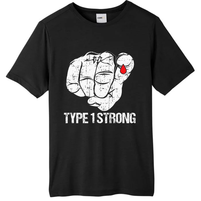 Diabetic Patients Fighter Awareness Diabetes Type 1 ChromaSoft Performance T-Shirt