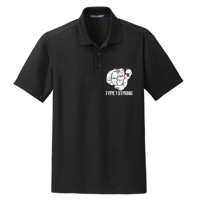 Diabetic Patients Fighter Awareness Diabetes Type 1 Dry Zone Grid Performance Polo