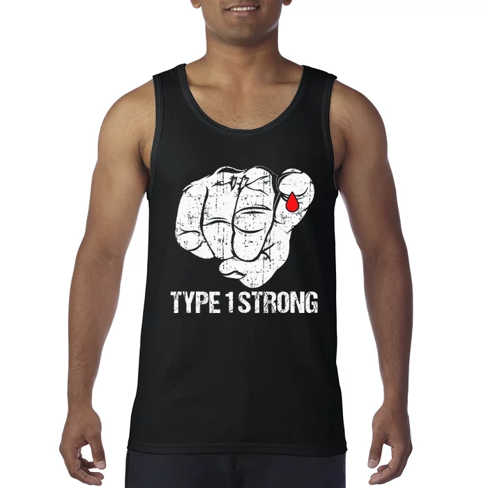 Diabetic Patients Fighter Awareness Diabetes Type 1 Tank Top