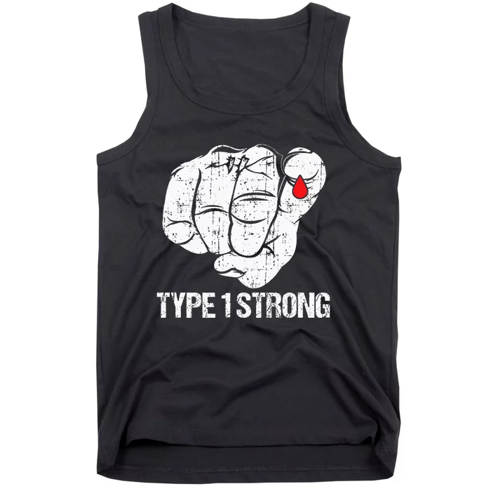 Diabetic Patients Fighter Awareness Diabetes Type 1 Tank Top