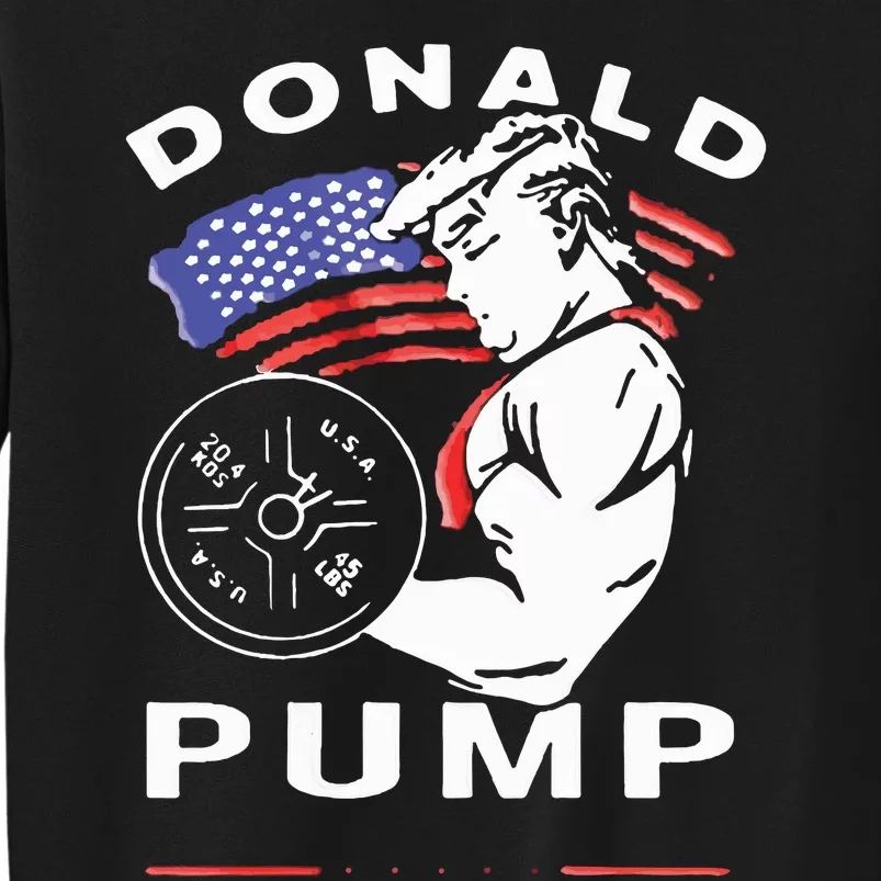 Donald Pump Gym Bodybuilder And Weightlifting Sweatshirt