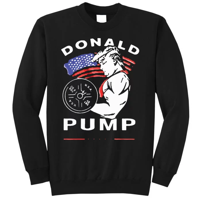 Donald Pump Gym Bodybuilder And Weightlifting Sweatshirt