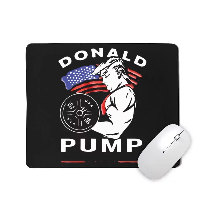 Donald Pump Gym Bodybuilder And Weightlifting Mousepad