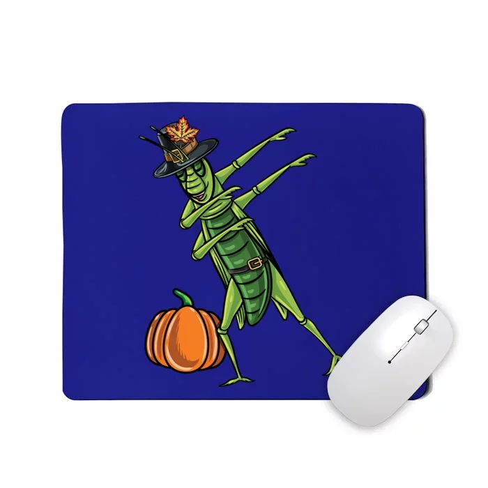 Dabbing Pilgrim Grasshopper Thanksgiving Gift Mousepad