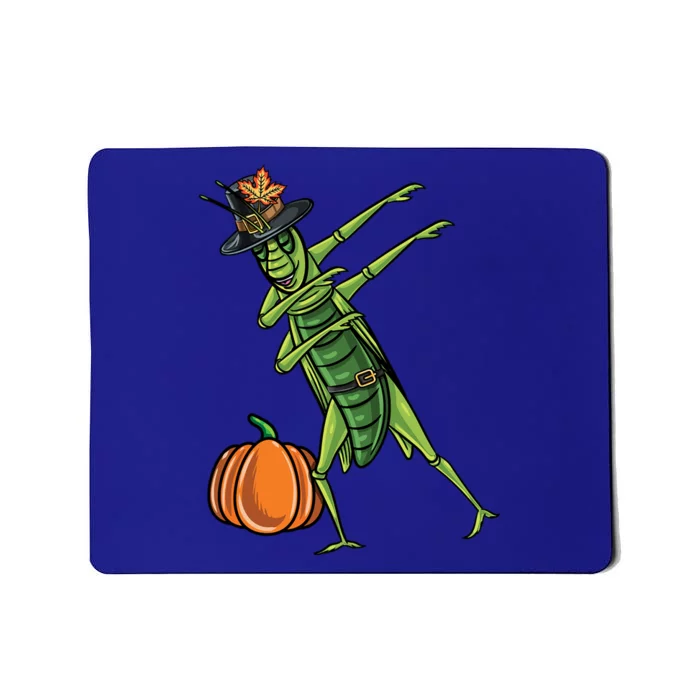 Dabbing Pilgrim Grasshopper Thanksgiving Gift Mousepad