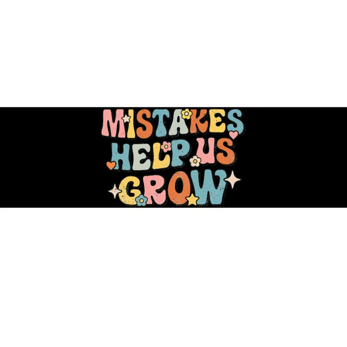 Daisy Positive Growth Mindset Retro Teacher Back To School Bumper Sticker