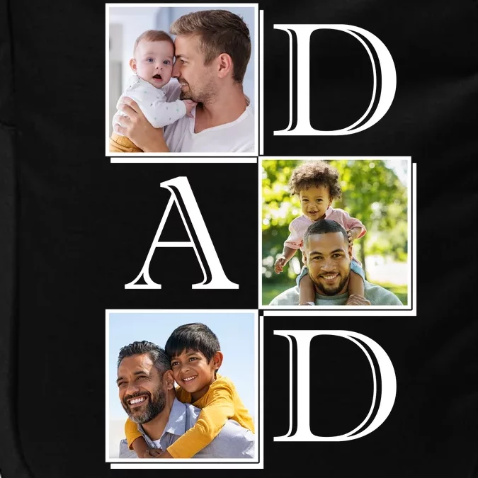 Dad Personalized Gift For Fathers Day Custom Photo Impact Tech Backpack