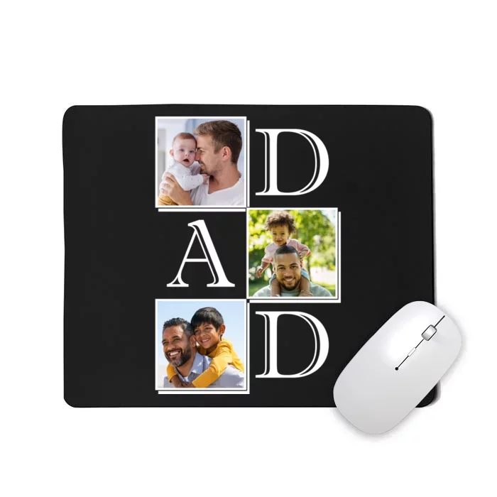 Dad Personalized Gift For Fathers Day Custom Photo Mousepad