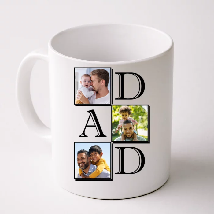 Dad Personalized Gift For Fathers Day Custom Photo Front & Back Coffee Mug