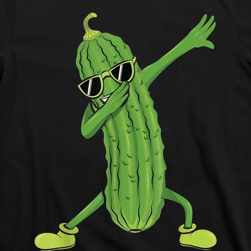 Dabbing Pickle Gift Dancing Cucumber Lover Funny Gifts T-Shirt