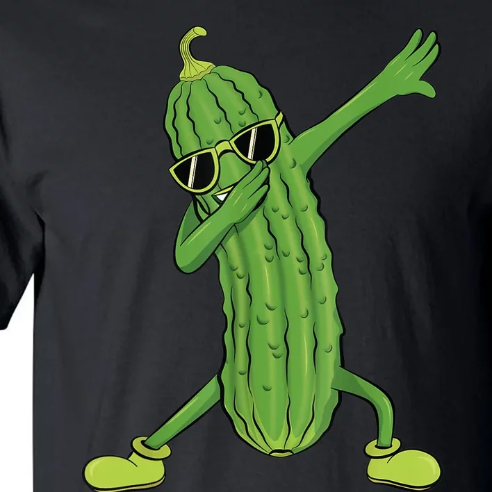 Dabbing Pickle Gift Dancing Cucumber Lover Funny Gifts Tall T-Shirt