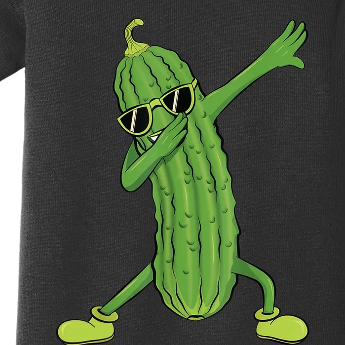 Dabbing Pickle Gift Dancing Cucumber Lover Funny Gifts Baby Bodysuit