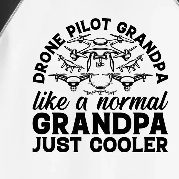 Drone Pilot Grandpa Quadcopter Drone Pilot Grandpa Meaningful Gift Toddler Fine Jersey T-Shirt