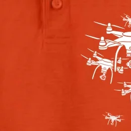 Drone Pilot Gift Dry Zone Grid Performance Polo