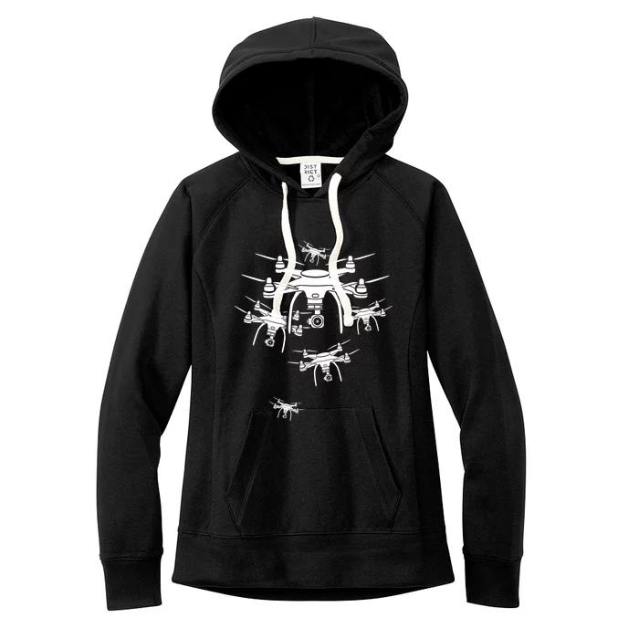 Drone Pilot Gift Women's Fleece Hoodie