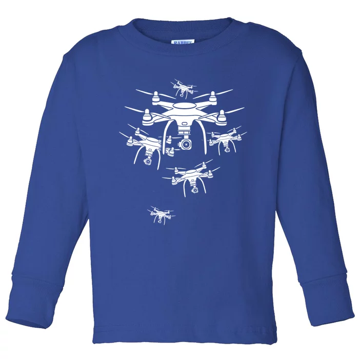 Drone Pilot Gift Toddler Long Sleeve Shirt