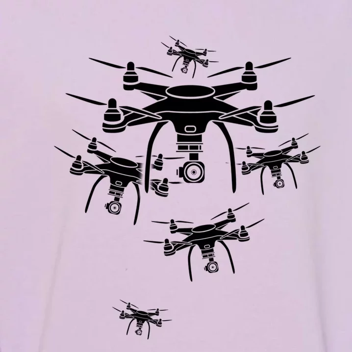 Drone Pilot Gift Garment-Dyed Sweatshirt