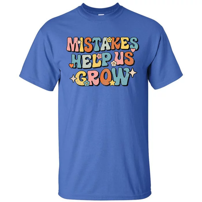 Daisy Positive Growth Mindset Retro Teacher Back To School Tall T-Shirt