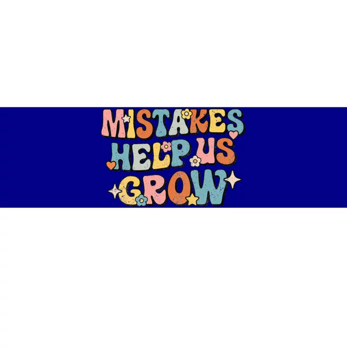 Daisy Positive Growth Mindset Retro Teacher Back To School Bumper Sticker