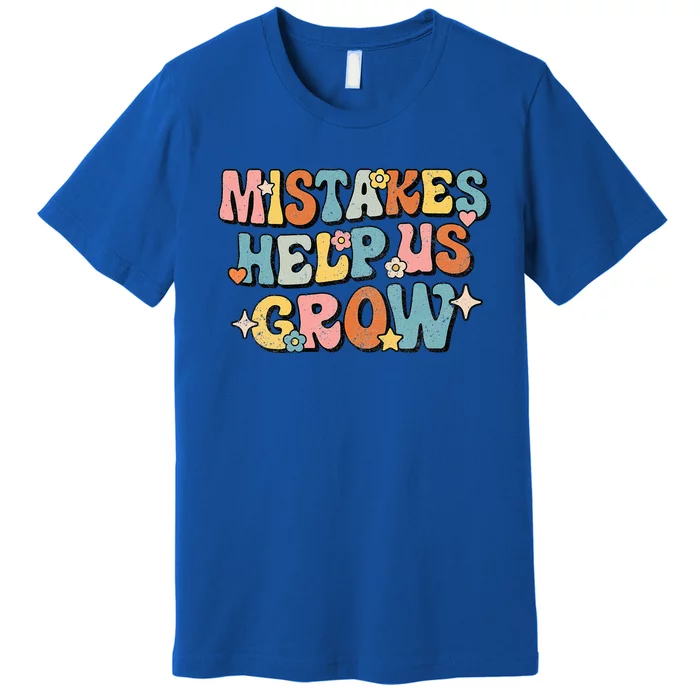 Daisy Positive Growth Mindset Retro Teacher Back To School Premium T-Shirt