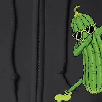 Dabbing Pickle Gift Dancing Cucumber Lover Funny Gifts Full Zip Hoodie