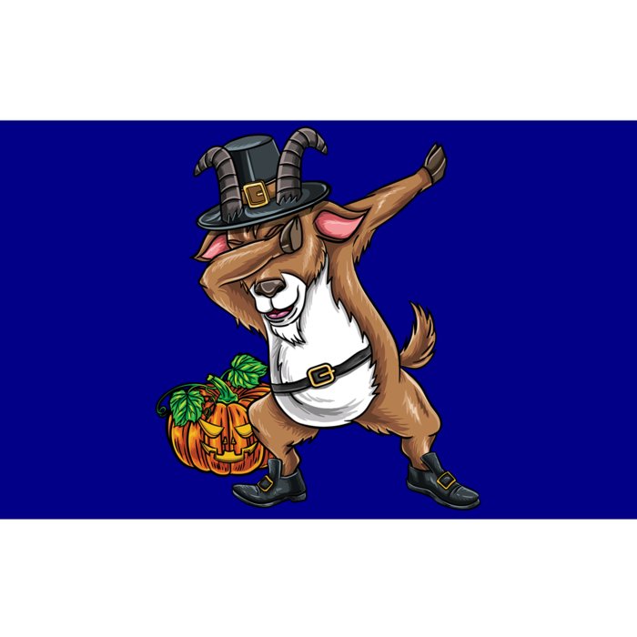 Dabbing Pilgrim Goat Thanksgiving Funny Gift Bumper Sticker