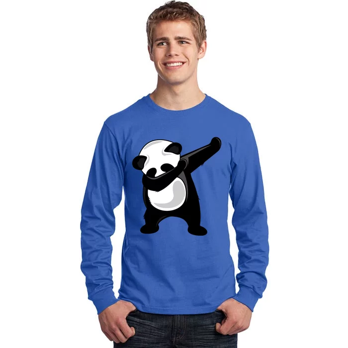 Dabbing Panda Great Gift Cute Giant Panda Bear Dab Dance Great Gift Tall Long Sleeve T-Shirt