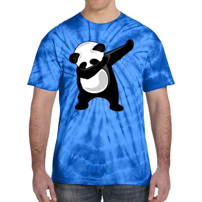 Dabbing Panda Great Gift Cute Giant Panda Bear Dab Dance Great Gift Tie-Dye T-Shirt