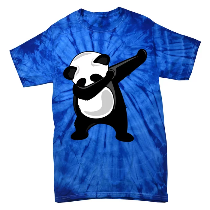 Dabbing Panda Great Gift Cute Giant Panda Bear Dab Dance Great Gift Tie-Dye T-Shirt