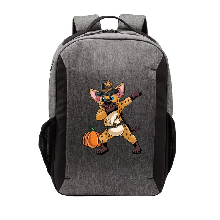 Dabbing Pilgrim Hyena Thanksgiving Gift Vector Backpack