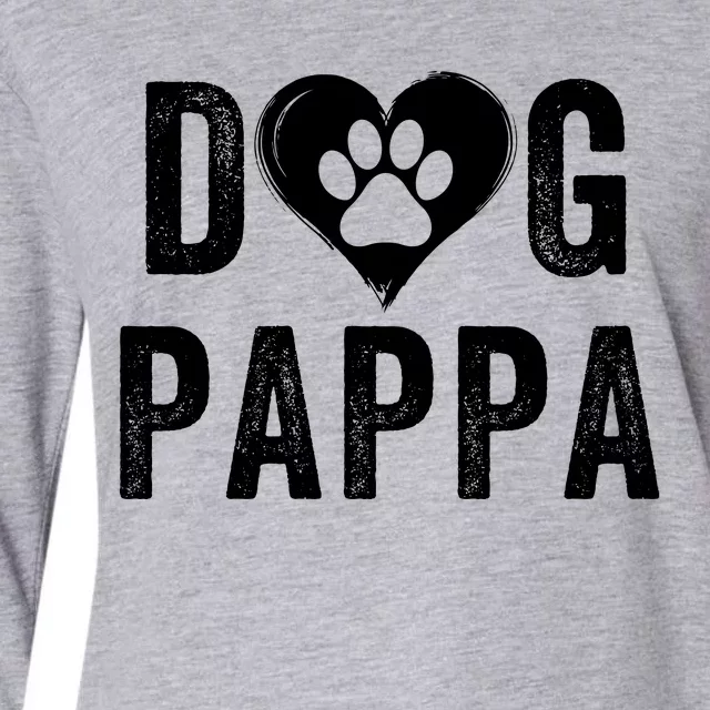 Dog Pappa Happy FatherS Day Dog Lover Puppy Pappa Dog Papp Loving Pappa Dog Par Womens Cotton Relaxed Long Sleeve T-Shirt