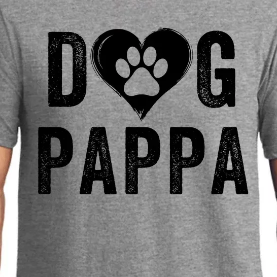 Dog Pappa Happy FatherS Day Dog Lover Puppy Pappa Dog Papp Loving Pappa Dog Par Pajama Set