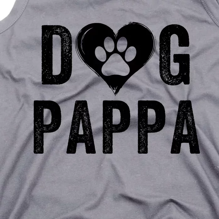 Dog Pappa Happy FatherS Day Dog Lover Puppy Pappa Dog Papp Loving Pappa Dog Par Tank Top