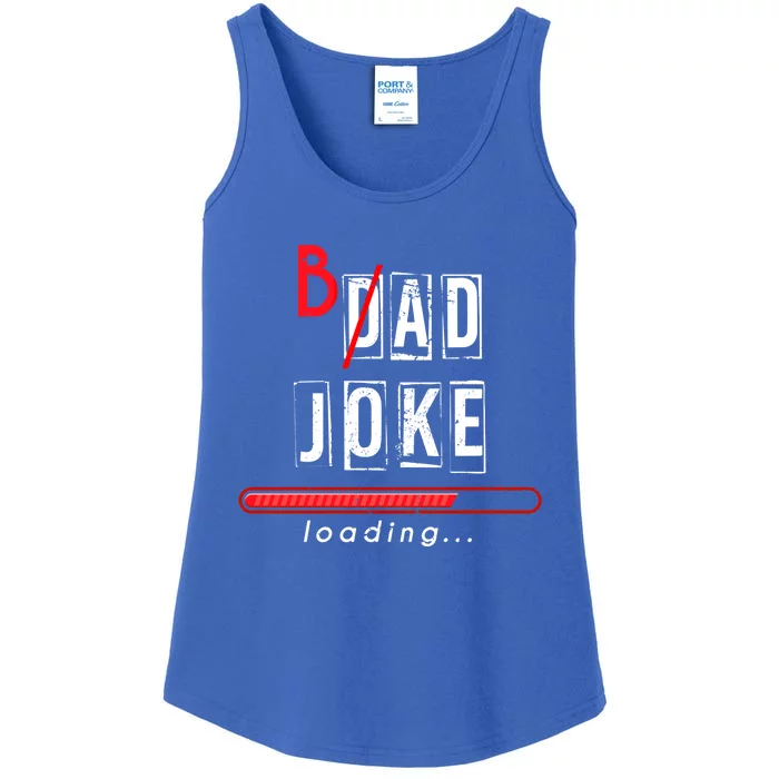 Dad Puns Humorous Dad Fathers Day Gift King Of Dad Jokes Cool Gift Ladies Essential Tank