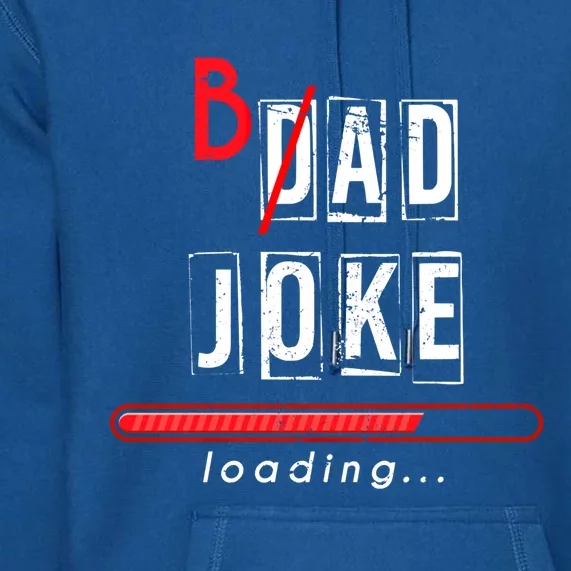 Dad Puns Humorous Dad Fathers Day Gift King Of Dad Jokes Cool Gift Premium Hoodie