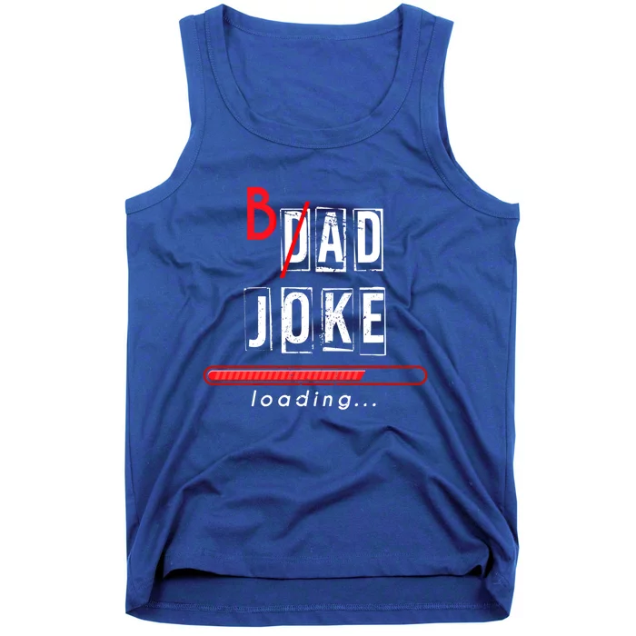 Dad Puns Humorous Dad Fathers Day Gift King Of Dad Jokes Cool Gift Tank Top