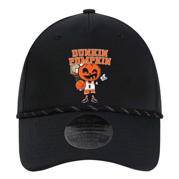 Dunkin Pumpkin Halloween Costume Funny Pumpkin Basketball Performance The Dyno Cap