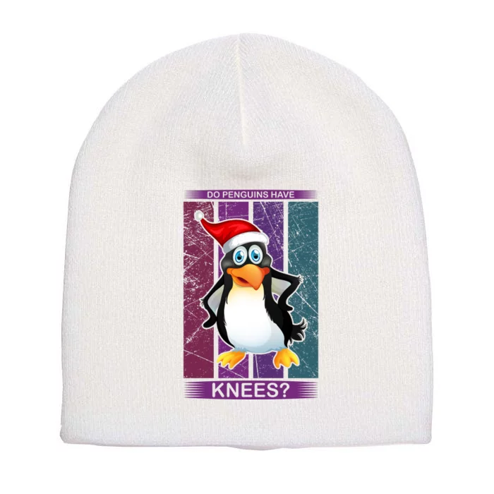 Do Penguins Have Knees Short Acrylic Beanie