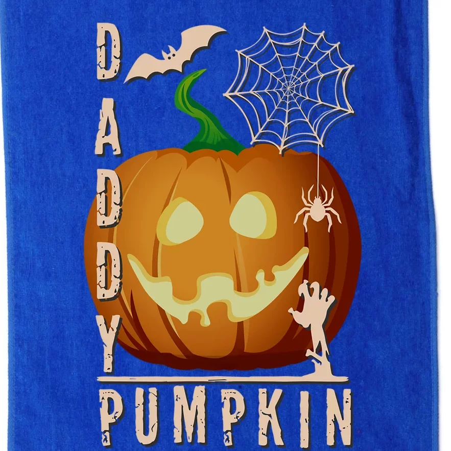 Daddy Pumpkin Halloween Cute Gift Platinum Collection Golf Towel